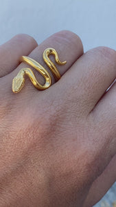 snake ring gold