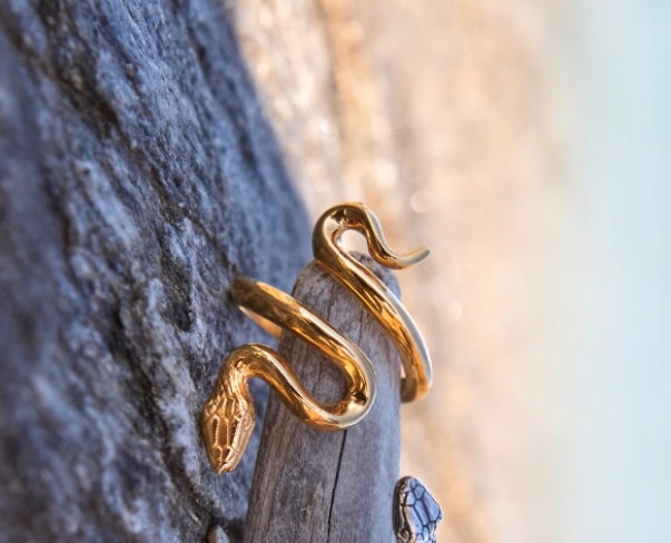 snake ring gold