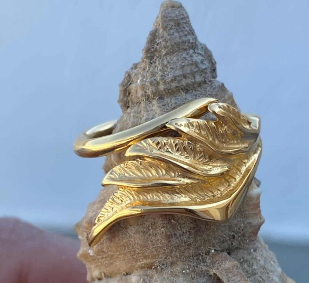 wing ring gold