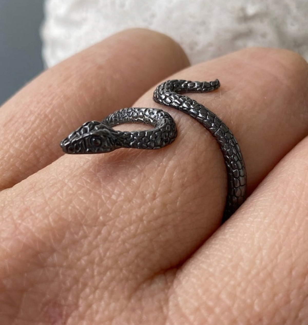 black snake ring