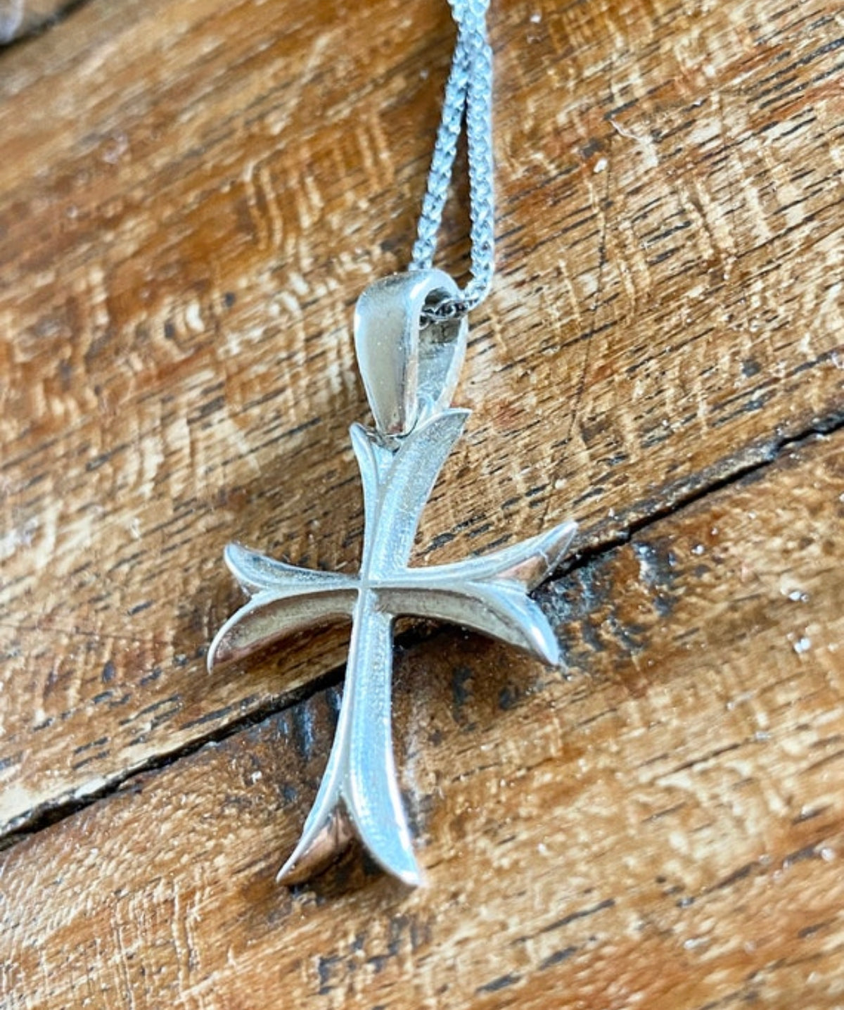 silver cross byzantine