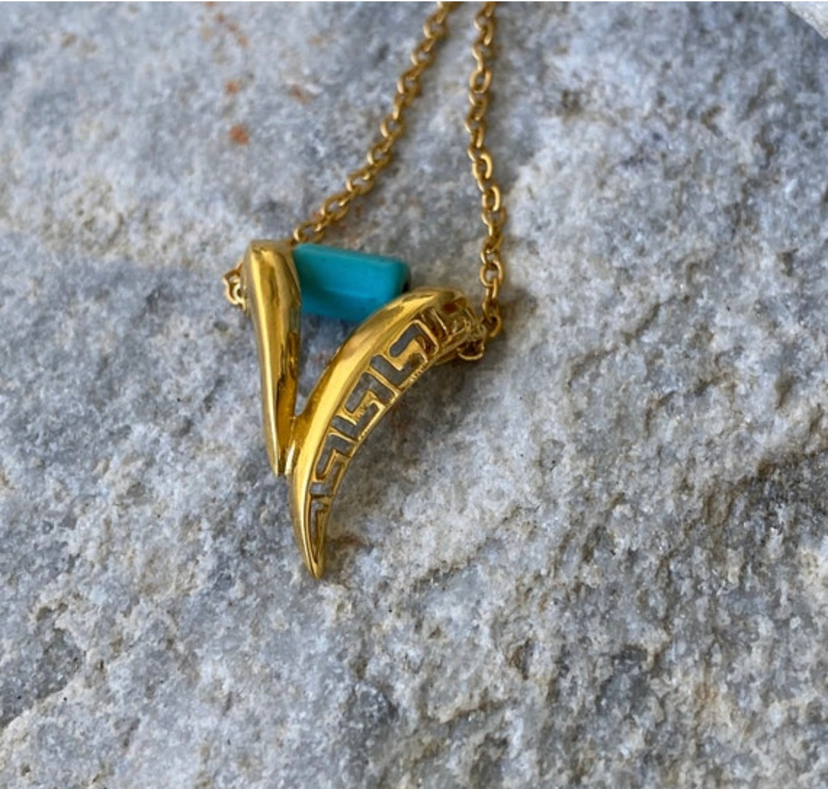 greek key necklace modern greek design necklace