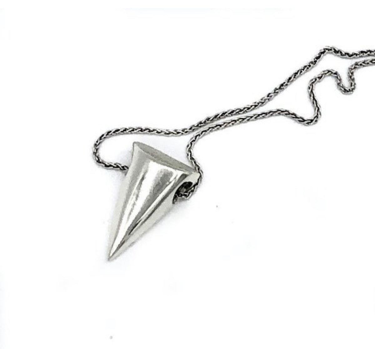 cone necklace silver