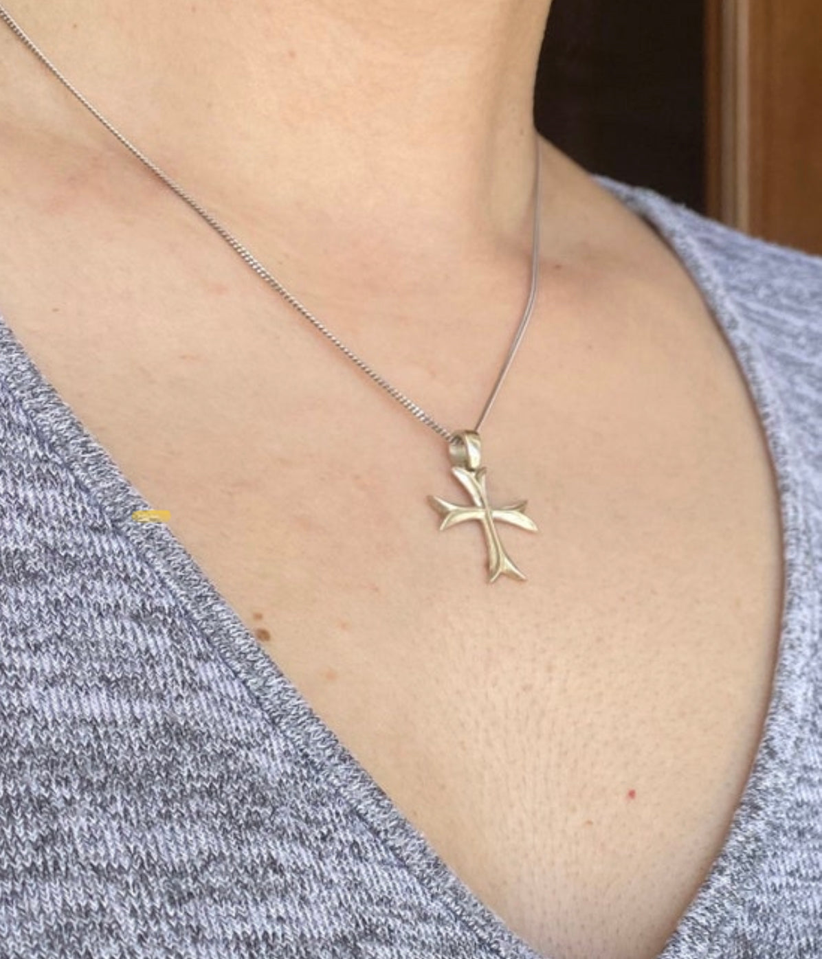 silver cross byzantine