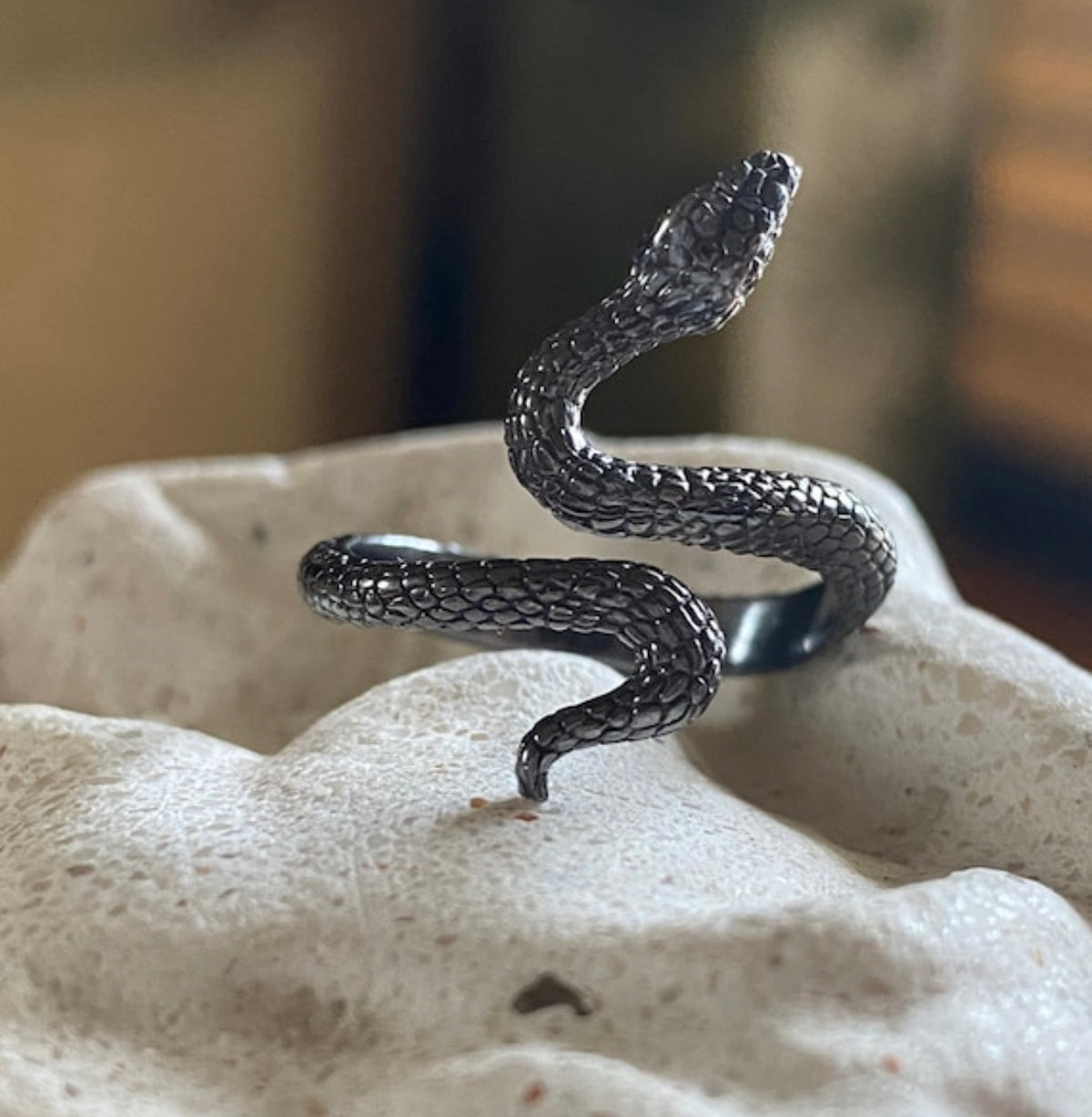 black snake ring